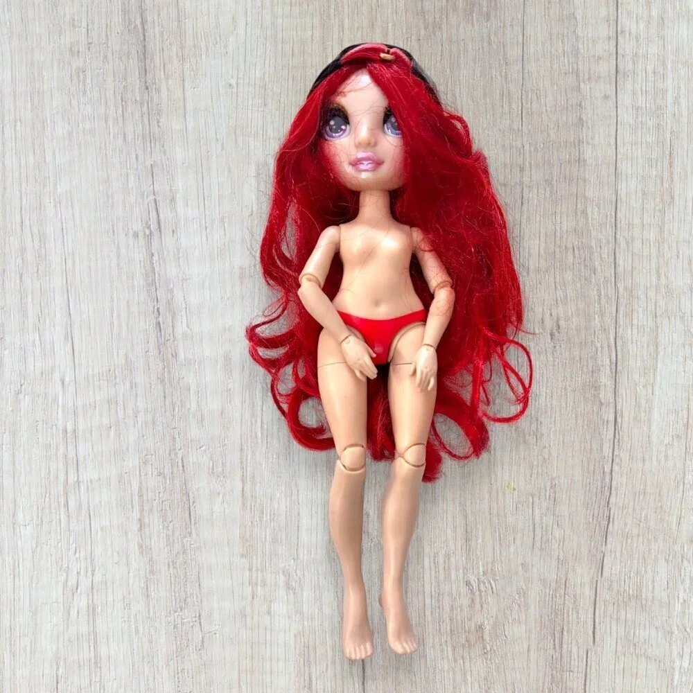 Rainbow High Ruby Anderson Series 1 Nude Red Hair Articulated Fashion Doll MGA